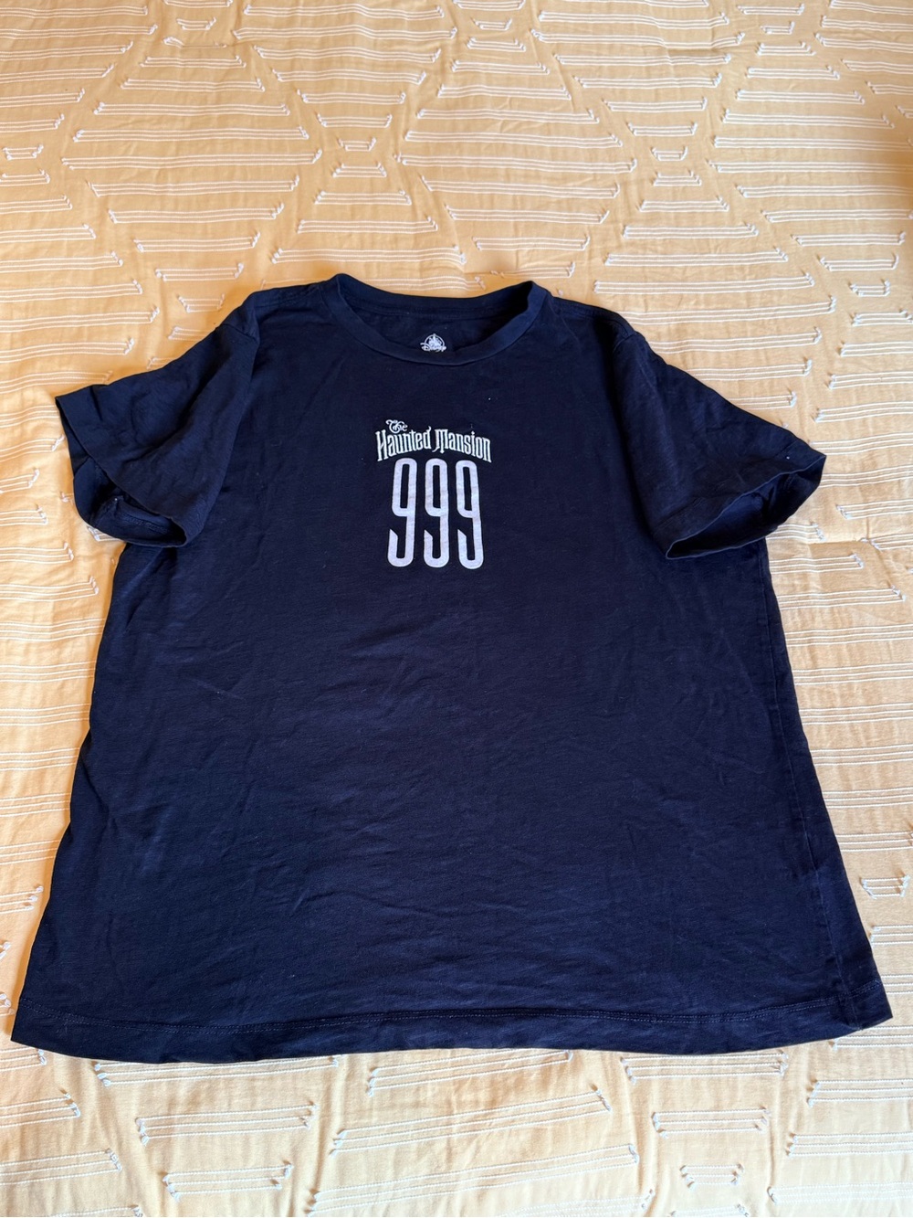 Disney Black Haunted Mansion 999 Tee Shirt